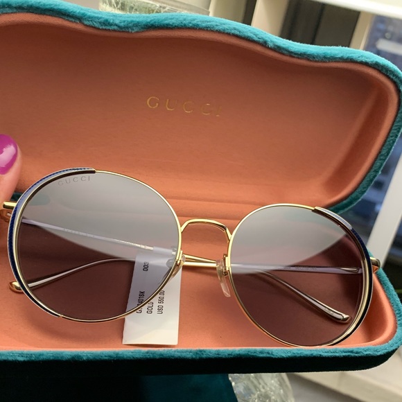 Gucci Accessories - Authentic Gucci 56mm retro Round Metal Crystals ❤️